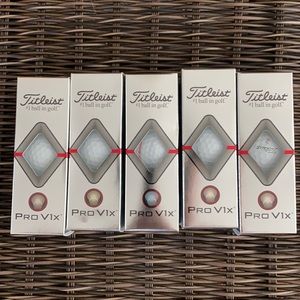 5 pack (15) proV1x golf balls
